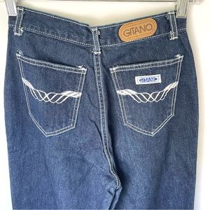 Rare Vintage 70’s Gitano High Waisted Dark Wash Straight Leg Jeans- Sz 9/10